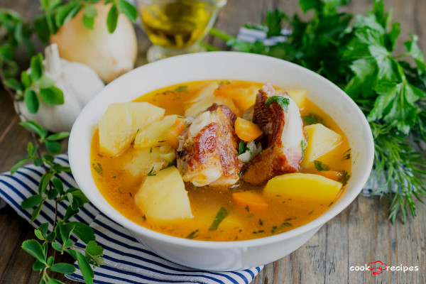 Картофель с ребрами